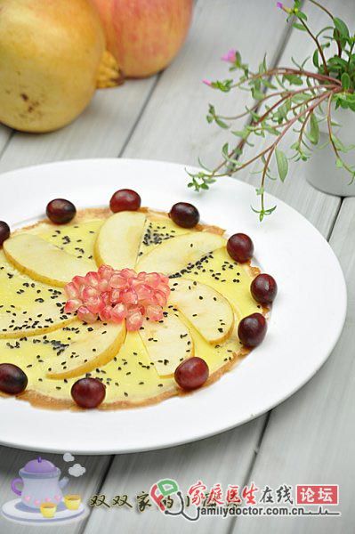 換個(gè)花樣讓孩子吃蘋果——奶香蘋果餅