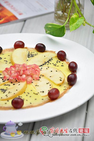換個(gè)花樣讓孩子吃蘋果——奶香蘋果餅