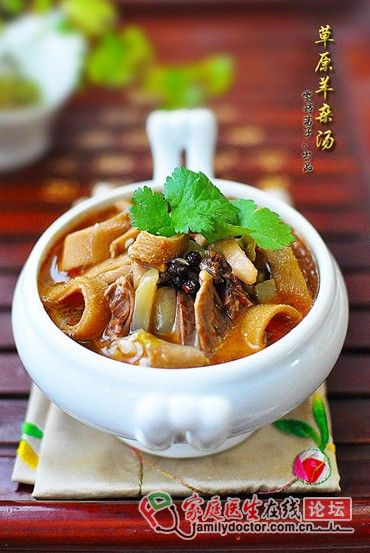 羊肉一身都是寶，鮮辣開胃羊雜湯制作攻略——大西北【草原羊雜湯】