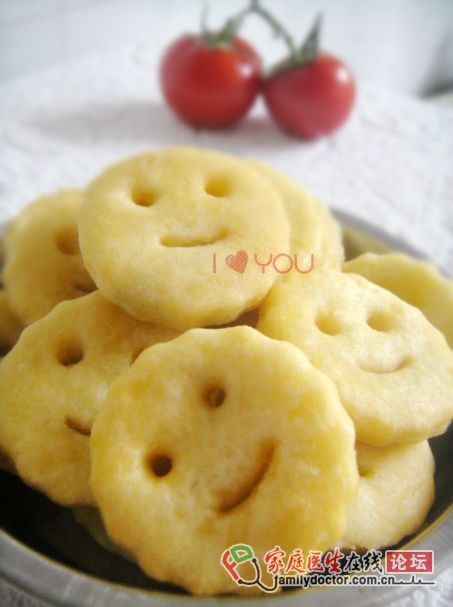趣味小點(diǎn)心 笑臉土豆餅的做法